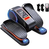 Yagud Under Desk Machine, Electric Elliptical Leg Exerciser for Senior, 13 Adjustable Speeds Quiet and Portable Seated Pedal Exerciser for Training with Remote Control