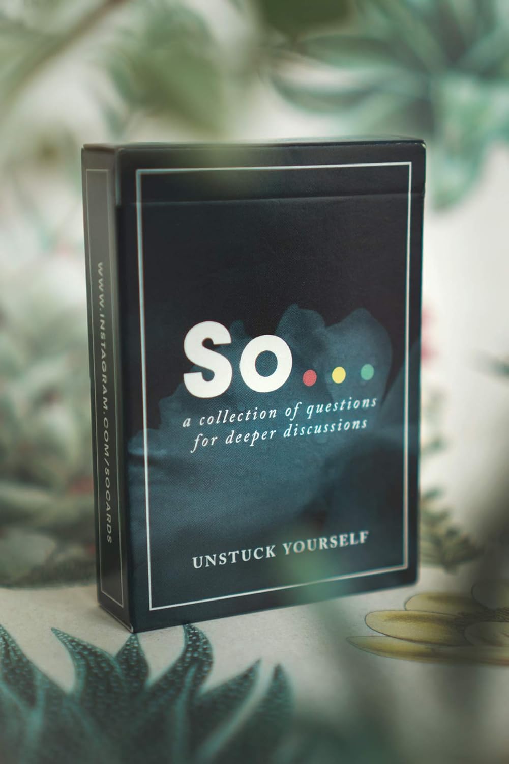 SO ... Cards: Unstuck Yourself - Deep Questions for Meaningful Conversations Card Game (52 Questions): Toys & Games