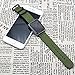 For Apple Watch Band,ViCRiOR 42mm Woven Nylon NATO iWatch Band Replacement Strap with Adapters for Apple Watch 42mm Series 3, Series 2 and Series 1, (Army Green + Black)