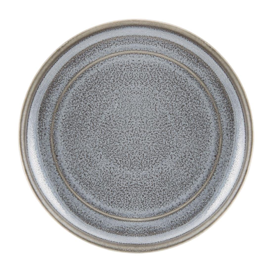 Olympia Cavolo Flat Round Plates Charcoal Dusk 180mm (Pack of 6)