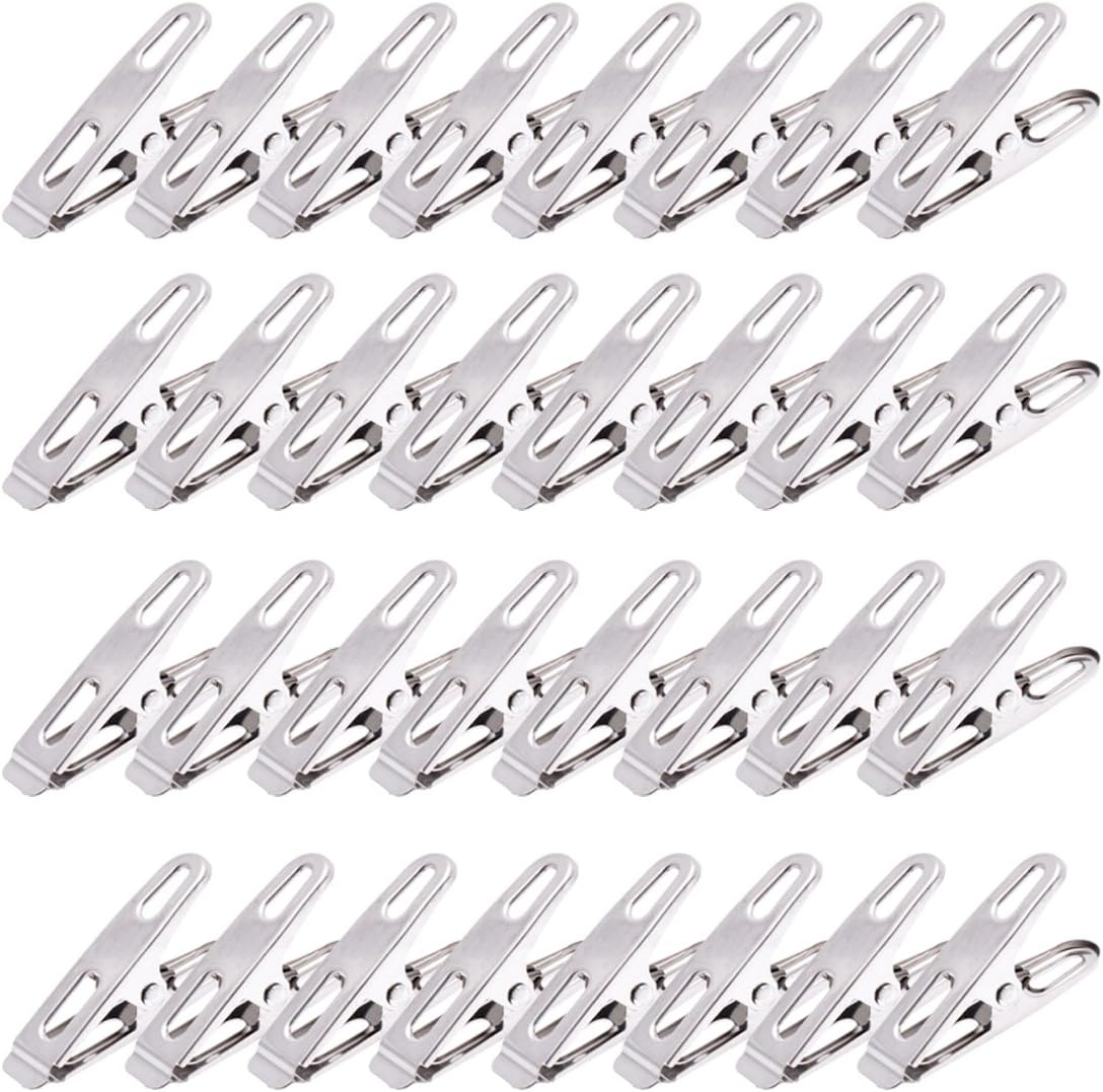 TOPHILL 40 Pieces - 1.75 Inch Multi Purpose Clothespins, Utility Pins, Office Clip, Craft Clip, Laundry Pins by Hilltop Products - 40pcs