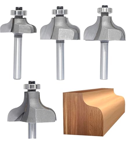 Freud Cove & Bead Router Bit - 1-5/32 Inch Diameter With 1/4 Inch Shank