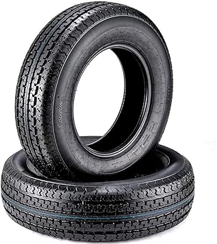 Amazon Com 2 Premium Trailer Tires St 5 75r15 Radial Tires 5 75r15 8pr Load Range D W Scuff Guard Automotive
