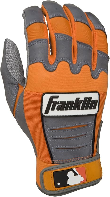 Orange and black youth batting gloves Clearance