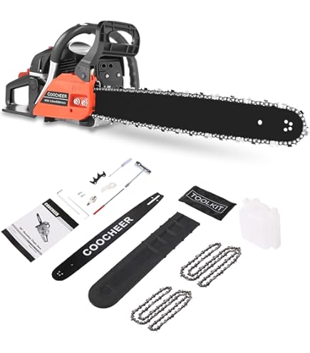 Amazon.com : COOCHEER 62CC Gas Chainsaw, 20