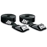 DAKINE Baja TIE Down Straps 12FT | Cam-buckle tie downs with silicone buckle cover protect your car's finish while locking boards and gear down tight.