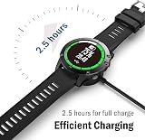 TiMOVO USB Charger Dock Cable for Garmin Vivoactive Fenix Forerunner Venu view 4