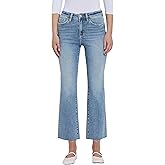 Lovervet by VERVET Women's High Rise Kick Flare Jeans