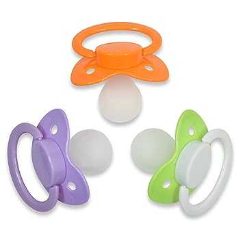 orange pacifier