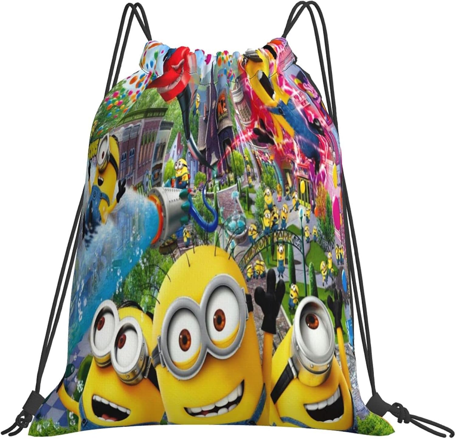 Minions Drawstring Bags,School Or Travel Bag For Boys Or Girls