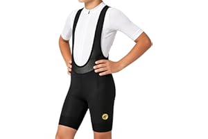 IAGUSOT Kids Cycling Shorts Boys Girls Balance Bike Youth 3D Padded Cycling Bib Shorts