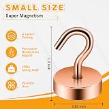 Neosmuk Magnetic Hooks 4lb+ Heavy Duty Bronze Cruise Ship Essentials view 6