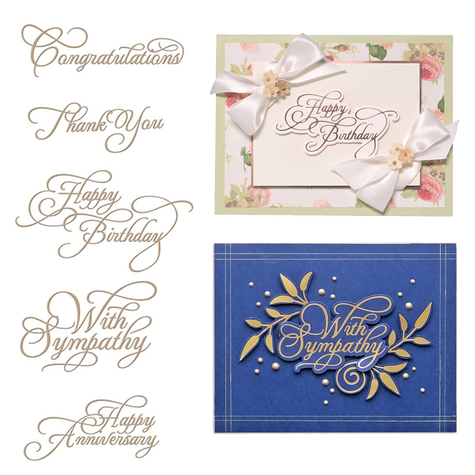 Briartw Piastra Per Stagnola Calda – Stencil Natalizio In Acciaio Per Biglietti Fai Da Te E Scrapbooking