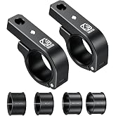 BRCOVAN 2PCS, Metal Light Bar Mounts, Off-Road LED Light Mounting Bracket | Fit for Round Rails 0.75" / 0.875'' / 1" / 1.125'' /1.26" / 1.375'' in Diameter, for Motorcycle ATV UTV Boat Truck