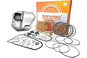 TRANSPEED JF011E RE0F10A F1CJA CVT Automatic Transmission Rebuild Kit, Auto Master Rebuild Kit With Oil Filter Clutch Steel Plates for Nissan Altima Rogue Sentra Jeep Compass Citroen Dodge