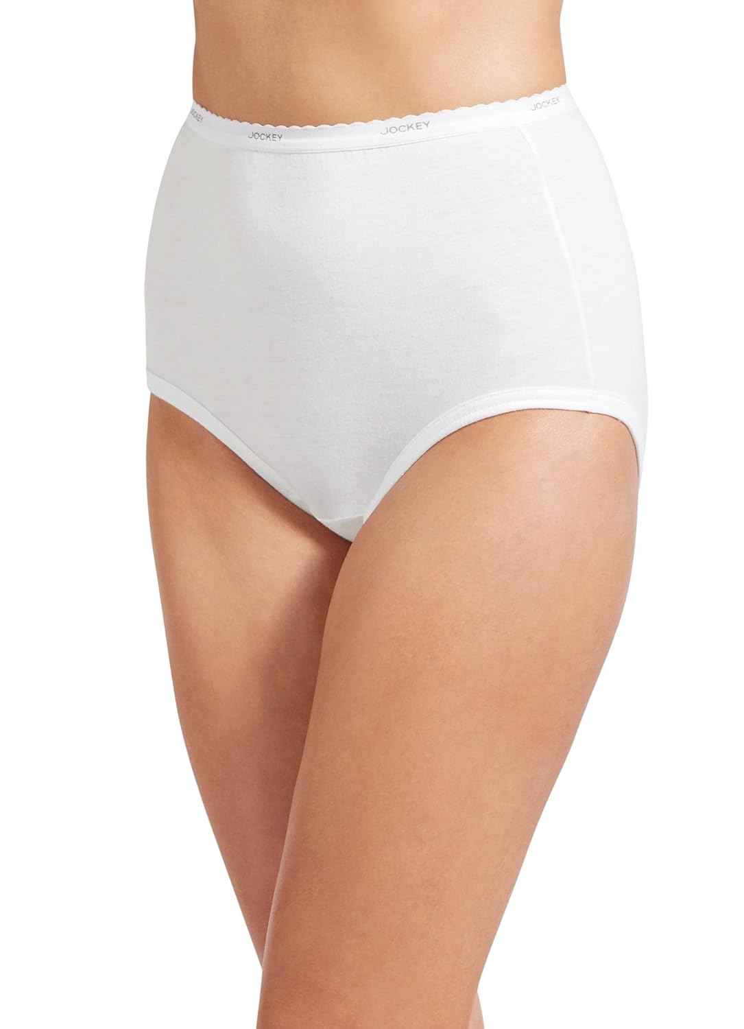 Jockey Womens Plus Size Classics Full Cut Brief 3Pack Clothing, Shoes