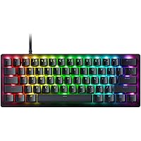 Razer Huntsman V3 Pro Mini 60% Esports Gaming Keyboard: Analog Optical Switches with Rapid Trigger & Adjustable Actuation - O