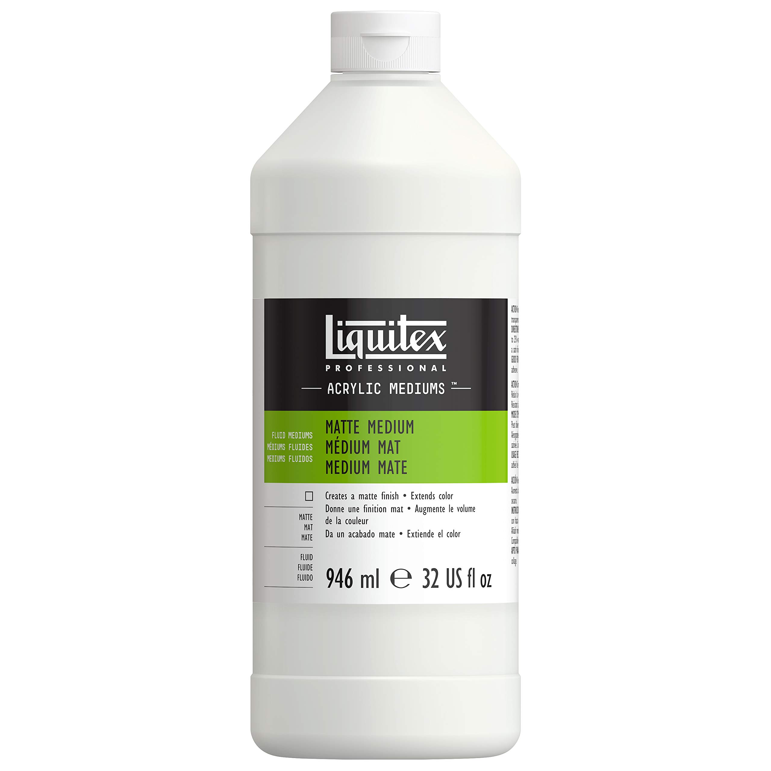 Liquitex Professional Matte Fluid Medium -,white, 946 ml