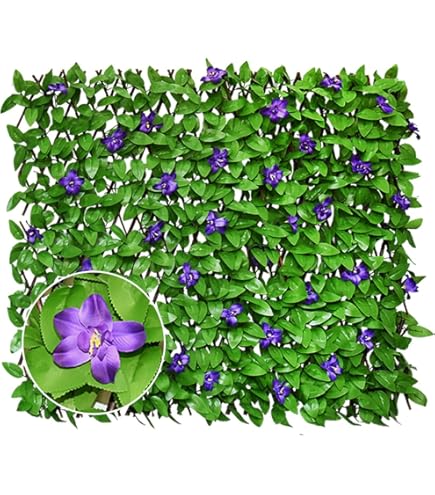 Amazon.com : 86 York Expandable Fence Privacy Screen Faux Ivy