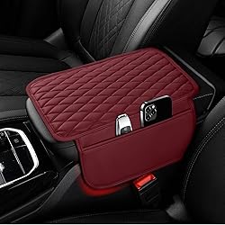 Car Center Console Cover, Upgraded Microfiber