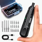 BAIQI Mini Electric Screwdriver Set,3.7V 800 MAH USB-C Rechargeable Cordless Rotary Tool With 20 pcs Bits Set For Install or Repair