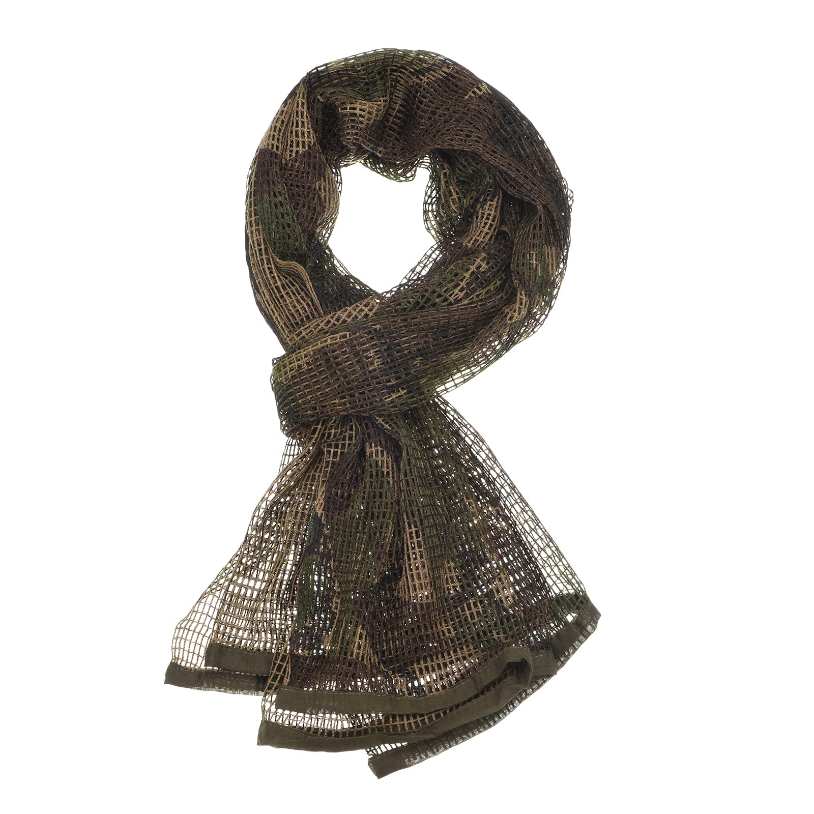 PATIKIL Camo Mesh Scarf, 71"x35", Desert Camouflage Netting, Unisex-Adults