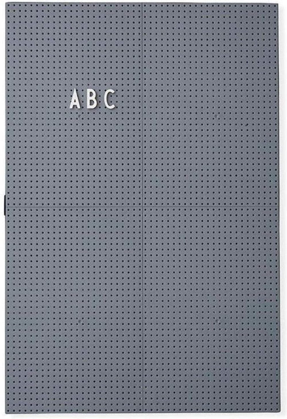 Design Letters Felt Memo Letter board | A3 Message board | Changeable Letter board for everyday | Aesthetic Room Decor for Home, Kitchen, Office Display | Dark Grey โ image 1