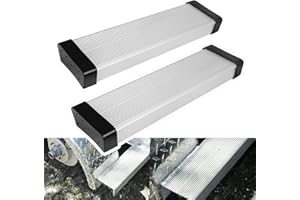 usvehj Aluminum Boat Trailer Fender Mounts, Square Fender Mount Step, Pad Boat Pedal for Boat Trailer, Stainless and Durable (2-Pack)