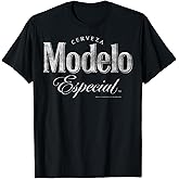 Officially Licensed Modelo Especial Distressed Casual T-Shirt Small