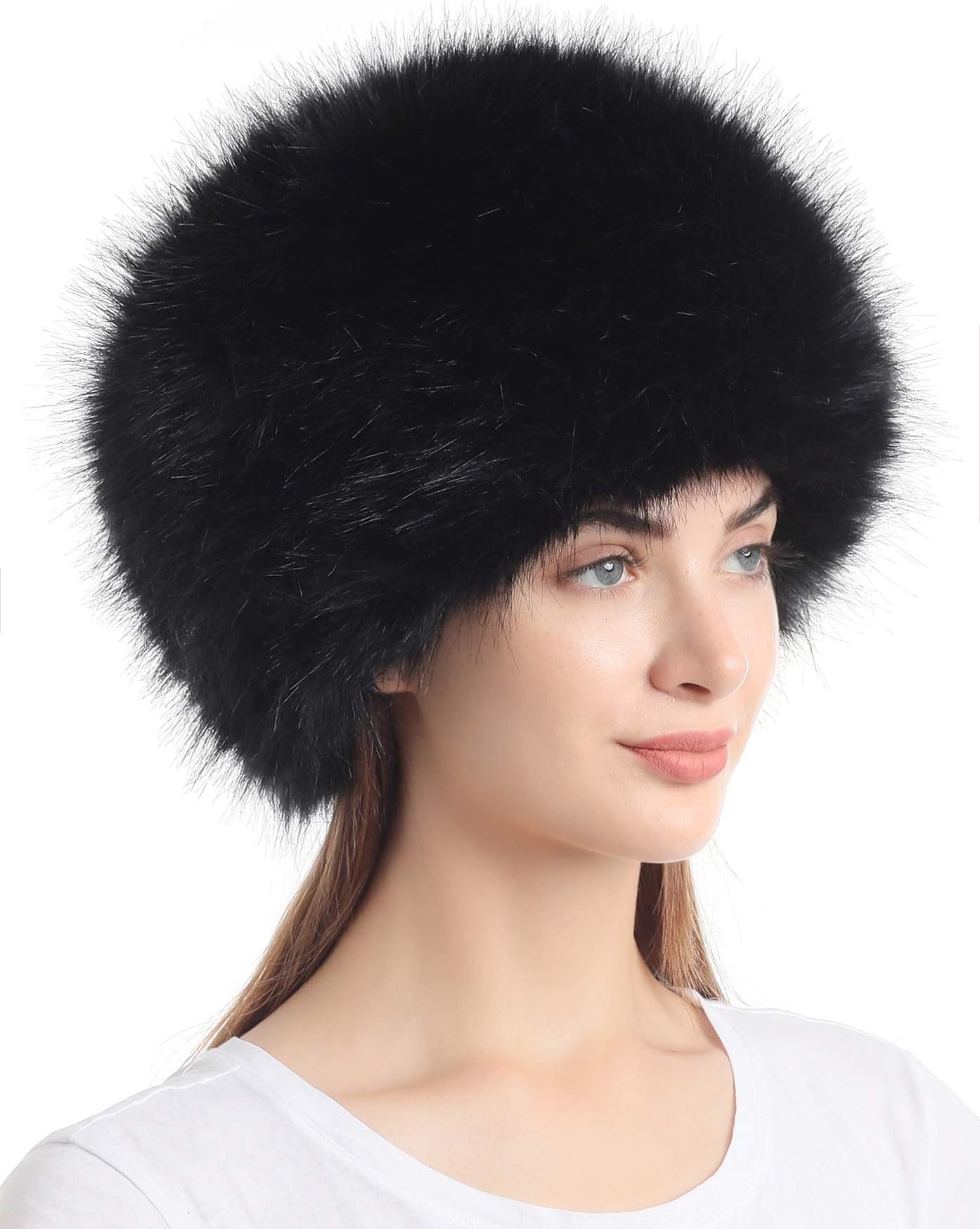 Soul Young Women's Winter Faux Fur Cossak Russian Style Hat