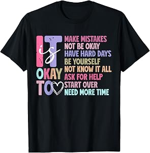 Brain Illness Inspiration Mental Health Awareness Counselor T-Shirt