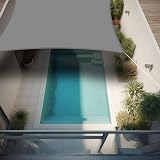 IOAOI Sun Shade Sail 3m x 3m Rectangle Waterproof UV Block 95% Grey view 5