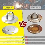 Morzejar 304 Stainless Steel Swing Hook 360° Rotating Heavy Duty Ceiling Hooks view 2