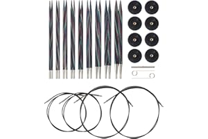 KNIT PICKS Options Foursquare Majestic Interchangeable Circular Needle Set - 12cm (5")