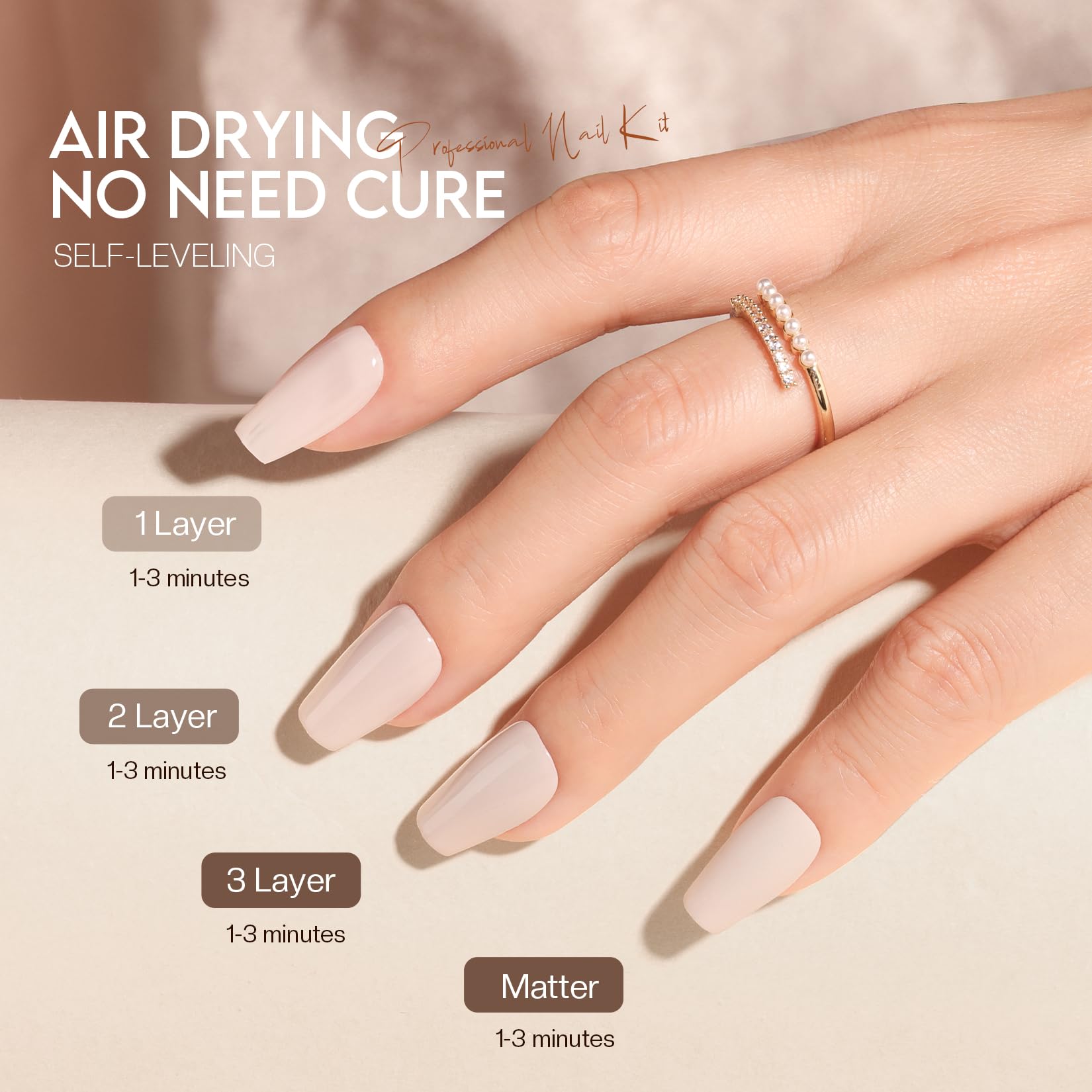 Morovan Brown Nail Polish Set: Fall Winter Nude Nail Polish Kit Regular Air Quick Dry Fingernail Polish Pack for Women Nail Art Design Gift Holiday Party - Image 5