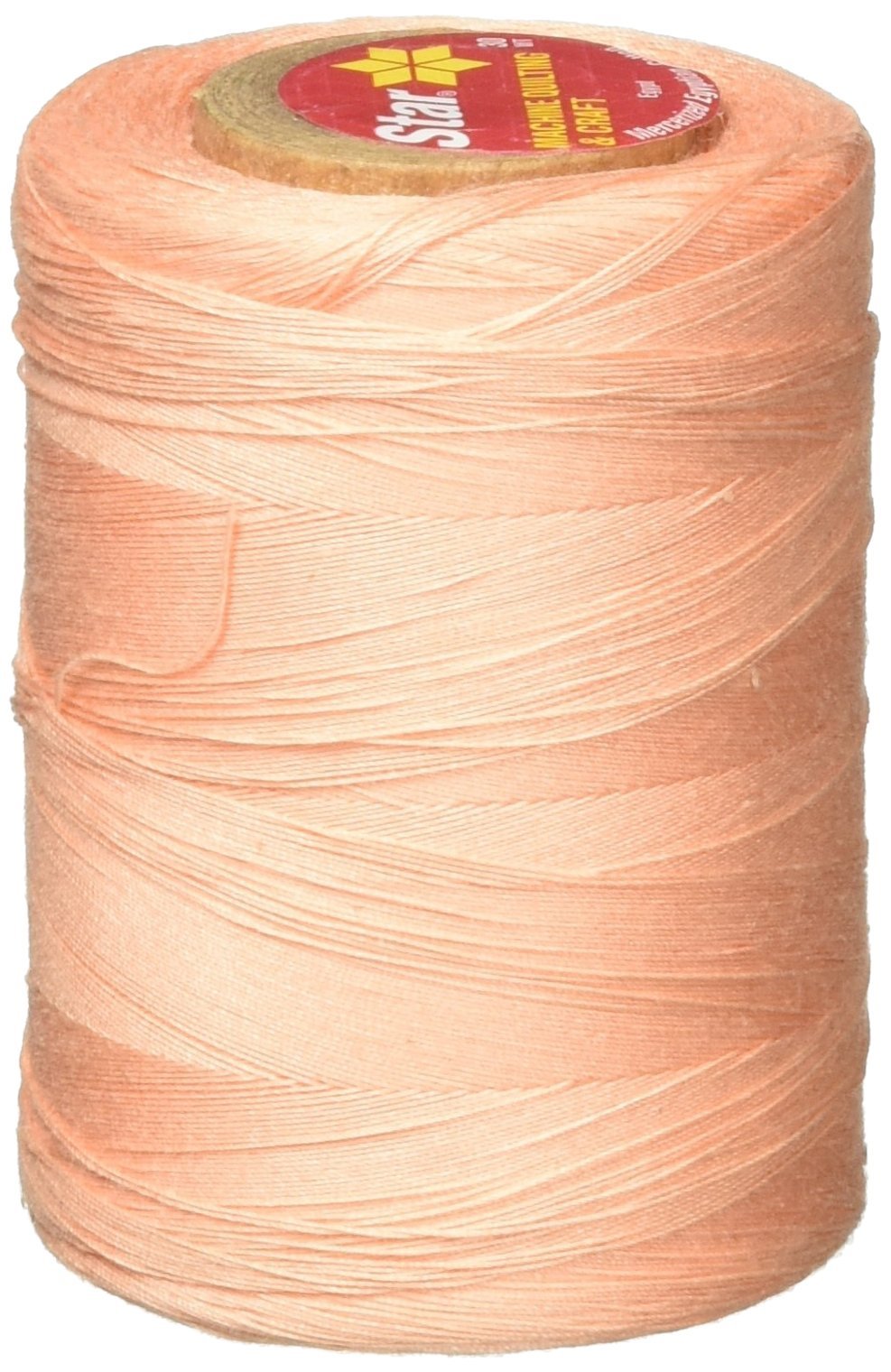 YLI Corporation Star Mercerized Solids Cotton Thread, Peach