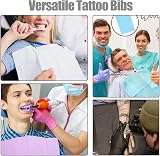 Ceonam 125 Pcs 3 Ply Dental Bibs 13"x18" Waterproof Tattoo Piercing Paper Tissue view 6
