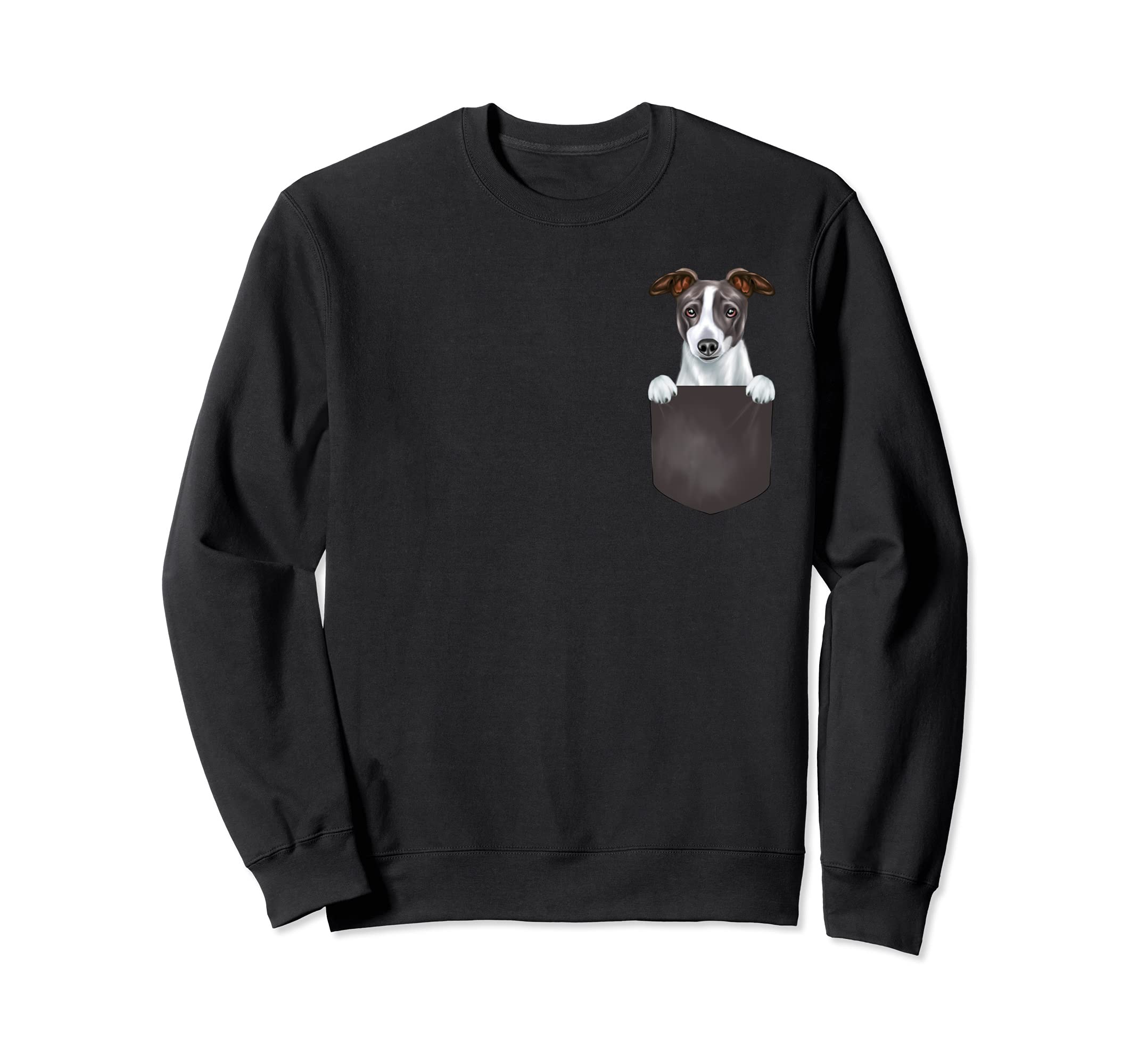 Dog In Pocket Funny Dog Lover Italian Greyhound Sweatshirt