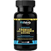 FitNoura Immune Support Lactoferrin Supplement - 30mins Delayed Release Capsules | Grass Fed Bovine Lactoferrin | Boosts Immunity, Gut Health, Digestive Support | Low Lactose Made in USA