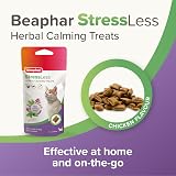 Beaphar StressLess Herbal Calming Cat Treats 35g Chicken Flavour view 4
