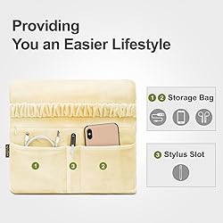 MOSISO Tablet Pillow Stand,Soft Tablet Holder for