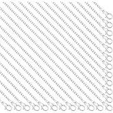 Forise 24pcs Necklace Chains Bulk 2mm Silver Plated Alloy Twisted Links Curb Chains for DIY Jewelry Making 20 Inches