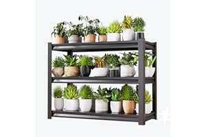 LLIIFFEE Garage Shelves Adjustable Metal Shelving Unit Storage Rack Shelving Industrial Utility Shelf