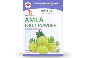 Organic Amla Powder 3oz (85g) – Superfruit for Hair Growth, Smoothies & Nourishing Skincare | Indian Gooseberry Raw, Vegan & 