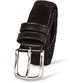 Amazon Essentials Men's Stretch Woven Braid Belt
