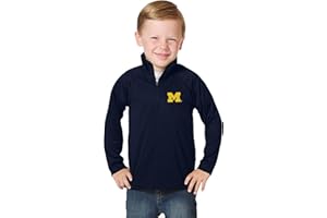 Little King NCAA Toddler Boys 1/4 Zip Pullover Wind Shirt-100% Polyester-Sizes 2T 3T 4T 5T