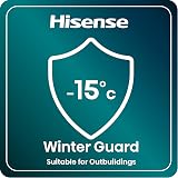 Hisense Tall Freestanding Freezer 240 L LED Display Stainless view 2