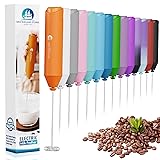 Powerful Milk Frother Handheld Foam Maker, Mini