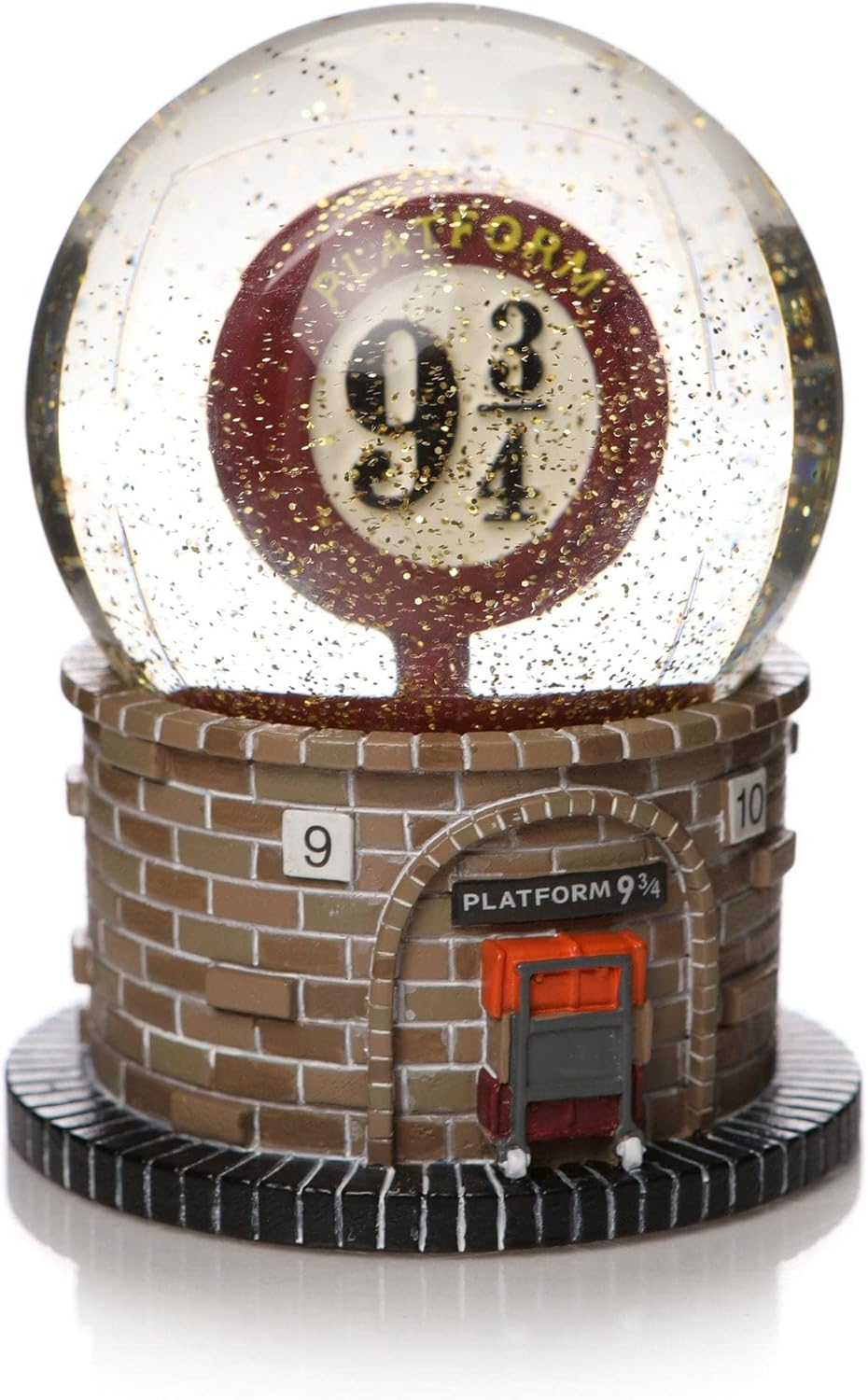 Snow Globes - Half Moon Bay Harry Potter Snow Globe | Platform 9 3/4 Snow Globes for Children | Harry Potter Decor & Harry Potter Bedroom Accessories | Snow Globes for Adults | Harry Potter Gifts for Girls & Boys