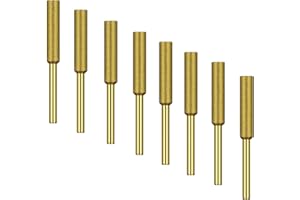 8 PCS High Hardness Titanium Chainsaw Sharpener，kolatree-Titanium Plated Diamond bits Sharpening Wheels, Grinding File for El